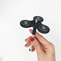 Black Tri Spinner Fidget Toy full ceramics bearing hand spinner office toy SpinGett SPINPAL EDC Spinner