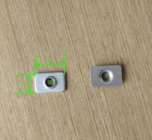 Zinc Plated Tee nuts for building machine M5 bore 50pcs per bag Free Shipping