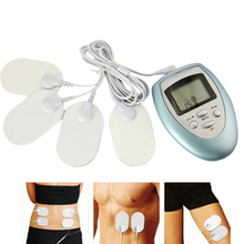 digital therapy machine lcd screen full body 4 pads slim massager acupuncture body massager electric massager