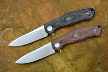Shirogorov cannabis pocket knife strider folding knife ball bearing washer D2 blade titanium handle camping tool
