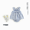 Baby Girl Clothing Newborn Baby Girls Clothes Set Striped Sleeveless Dress Shorts Girls Summer Boutique Outfits