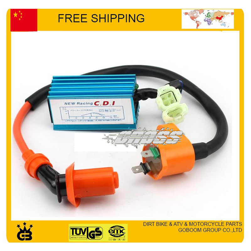 125cc 150cc font b GY6 b font scooter CDI igintion coil Performance 6 pin Racing CDI