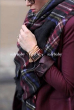 Tartan Blanket Plaid Fashion Scarf