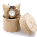 Bobobird C01 Womens Dress Wooden Quartz Watch Japan 2035 Miyota Movement Bamboo Wooden Watches with Calendar