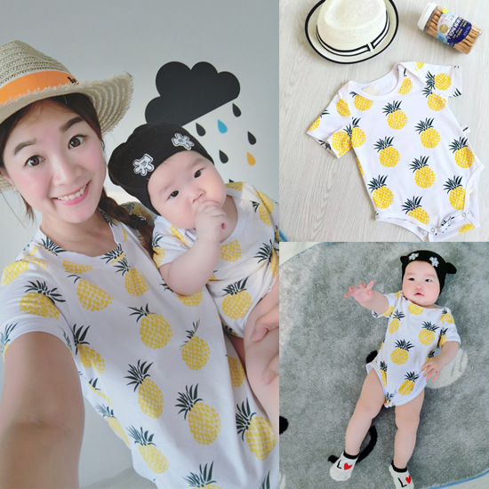 2016 Summer font b Women b font T shirt Fruit Pineapple font b T shirt b