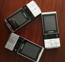 Luxury Metal Phone Leather Texture FORME K88 dual sim bluetooth telefon celular original cell phone unlocked