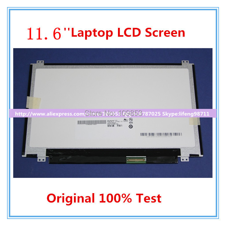 11.6'' Laptop lcd screen N116BGE-L41 L42 B116XW03 V. 2 V. 3 LP116WH2 40pins