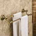 Free Shipping Wholesale And Retail Brand New High end Bathroom Double Towel Rack Rail Holder Antique