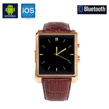 Fashion Luxury Smart Watch DM08 Bluetooth For iPhone 6 For Samsung For LG Android Smartphone waterproof leather waist for man