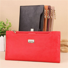 New Fashion Women s Wallet Zipper Long Design Coin Purse Female Colorful Purses Card Holder Leather