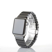 Luxury For Apple Watch Band Cool Ceramic Wrist iWatch Strap Ceramics 38mm 42mm Watchband With Adapter Connector