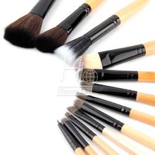 2015 Professional Makeup kits 12 PCs Brush Cosmetic Facial Make Up Set tools With Leopard Bag