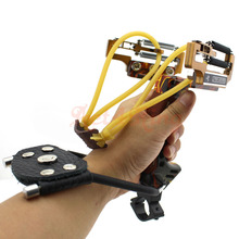 Super Powerful Sport Slingshot Sky Bow Hunting Catapult Stainless Steel Hunter Aluminium Alloy Sling Shot