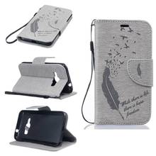 New Painted PU Leather Cases For Samsung Galaxy J1 2016 Express 3 J120A J120F J120H Flip Wallet Cover Card Slot Stand Phone Bags