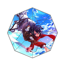 Attack on Titan Customized Umbrella Fashion Design Umbrella For Man And Women High Quality Free Shipping 0143