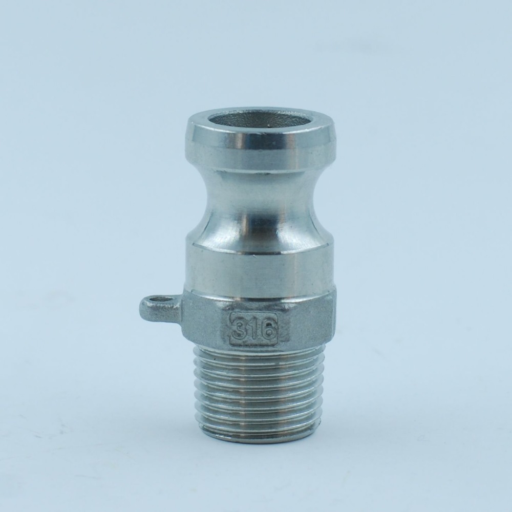 Camlock QD 1/2 Type F, Stainless Steel 316, Homebrew Fitting, 1/2