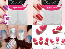 1pc Nails Sticker Nail Art Decals French Manicure Form Fringe Tips Guide DIY Styling Beauty Tools