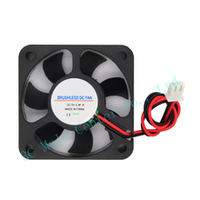1pc 50mm 50x50x10mm New Arrival 5010 Sleeve DC 5V 2 Pin Cooling Fan 12V 2Pin Brushless Cooling Fan for 3d printer free shipping