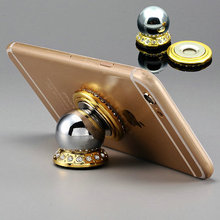 Magnetic 360 degrees Car Phone Holder For Iphone 5s 6 plus GPS Navigation Dashboard for Samsung Mobile Phone Holder Car Mount