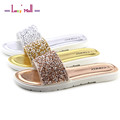 Women s Summer Slippers Casual Slides Women Sandals Flat Rhinestone Sandals Flip Flops Beach Shoes Sapatos