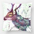 Throw Pillow Case Wedding Decorative Cushion Cover Design With Stag Stag Home Decor Pillowcase Custom Cotton