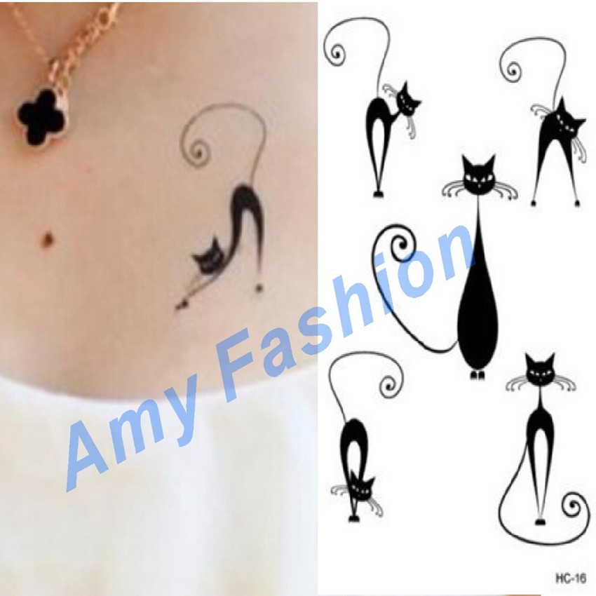 Popular Cat Tattoos Designs Buy Cheap Cat Tattoos Designs Lots From China Cat Tattoos Designs