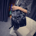 Trendy New Bucket Bag Women Geometric Pattern Large Capacity Drawstring Three purpose Bag Backpack Shoulder Bag