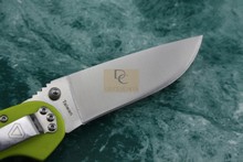 New Ontario RAT Model 1 Big Size Folding knife AUS 8 Blade Yellow G10 handle High