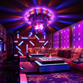 Voice Control Crystal Magic Ball Led Stage Lamp Disco DJ Light Party Lights Sound Control Christmas