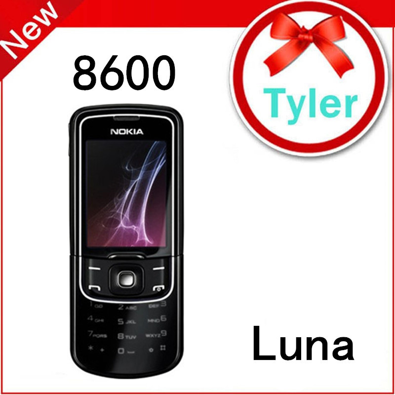 Unlocked Original Nokia 8600 Luna cell phone support russian keyboard language Free shipping