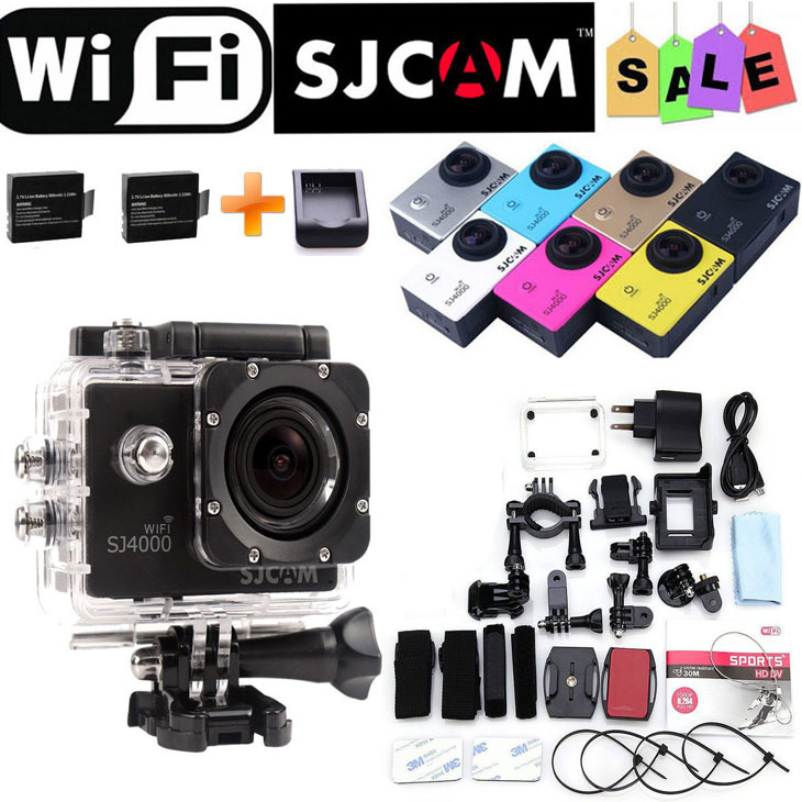 SJCAM SJ4000 WIFI 12MP HD 1080P Car Cam Sports DV Action Camera Waterproof FPV for RC Quadcopter Drone vs gopro Hero 3