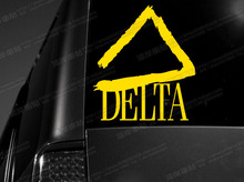 Car stickers reflective car stickers delta car stickers