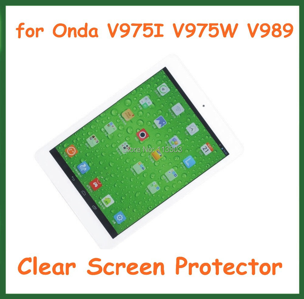 5 . Clear Screen Protector    Onda V975I V975W V989 9.7        237.8*166 