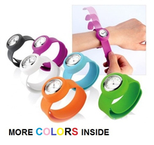 1x Silicone Slap On Watch boys Sport KIDS Wristwatch girls Small Silicone Fashion woman’s watch Children Gift