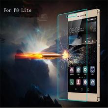 Для Huawei P8 облегченная ультратонкий 0.26 мм 2.5D премиум закаленное стекло экрана HD закаленное защитная пленка для уборки комплект
