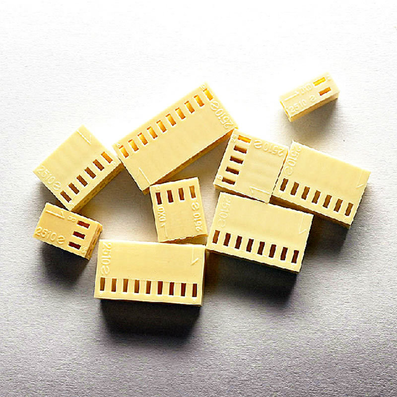 Free shipping 50pcs material KF2510 2P Connector Leads Header Housing KF2510-2p female KF2510-2y