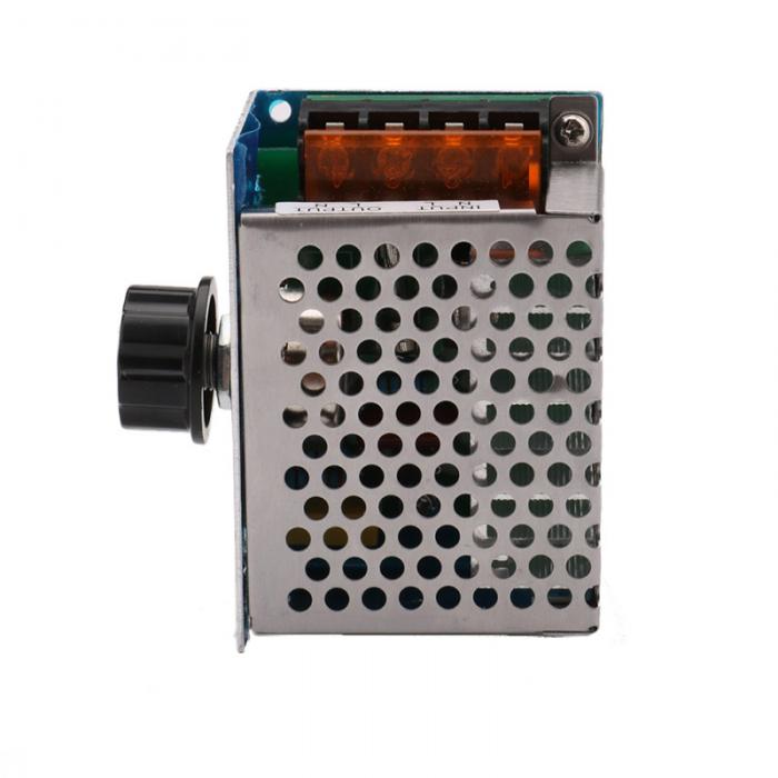 Professional Voltage Regulators 4000W 220V High Power SCR Speed Controller Electronic Voltage Regulator Governor Thermostat HR Professional Voltage Regulators 4000W 220V High Power SCR Speed Controller Electronic Voltage Regulator Governor Thermostat HR