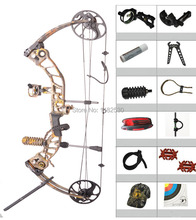 Camouflage CNC compound bow T1-CAMO 15-70 lbs tension adjustable 19-30 inch draw length adjustable