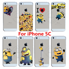 2015 новинка супер гадкий я желтый миньон дизайн чехол для Apple , iPhone 5C iPhone5C бесплатная доставка