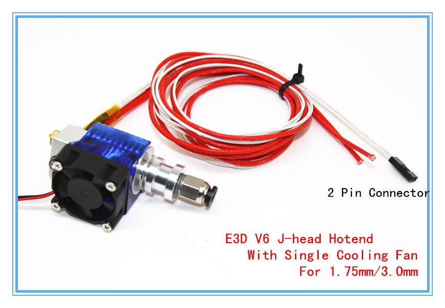 E3D V6 3D Printer long distance J head Single Cooling Fan for 1 75mm 3 0mm