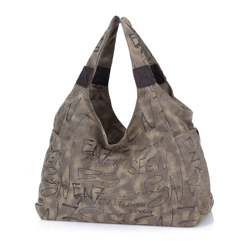 Fashion canvas women's handbag 2014 casual handbag messenger bag fashion all-match large bag