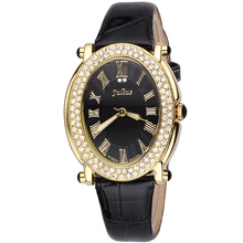 Señora Women de reloj de cuarzo horas mejor vestido de moda de corea pulsera marca charol reloj Retro roma JA460