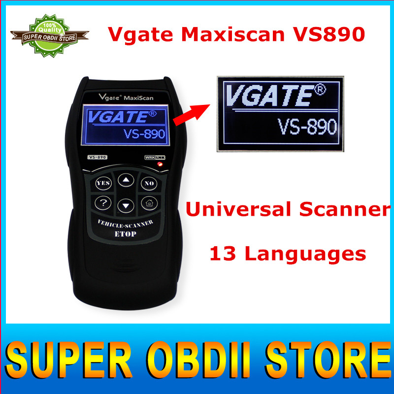 2016   VS890 OBD2 Vgate VS890      Vgate MaxiScan VS890   MIL