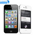 Original Unlocked Apple iphone 4S Cell phones 3.5" Retina IPS 16GB ROM Mobile Phone 8MP 1080P WCDMA GPS IOS Used