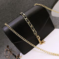 Famous Brand Fashion Chic Small Bag All match Chain Tassels Shoulder Bag Solid Color Flap MINI