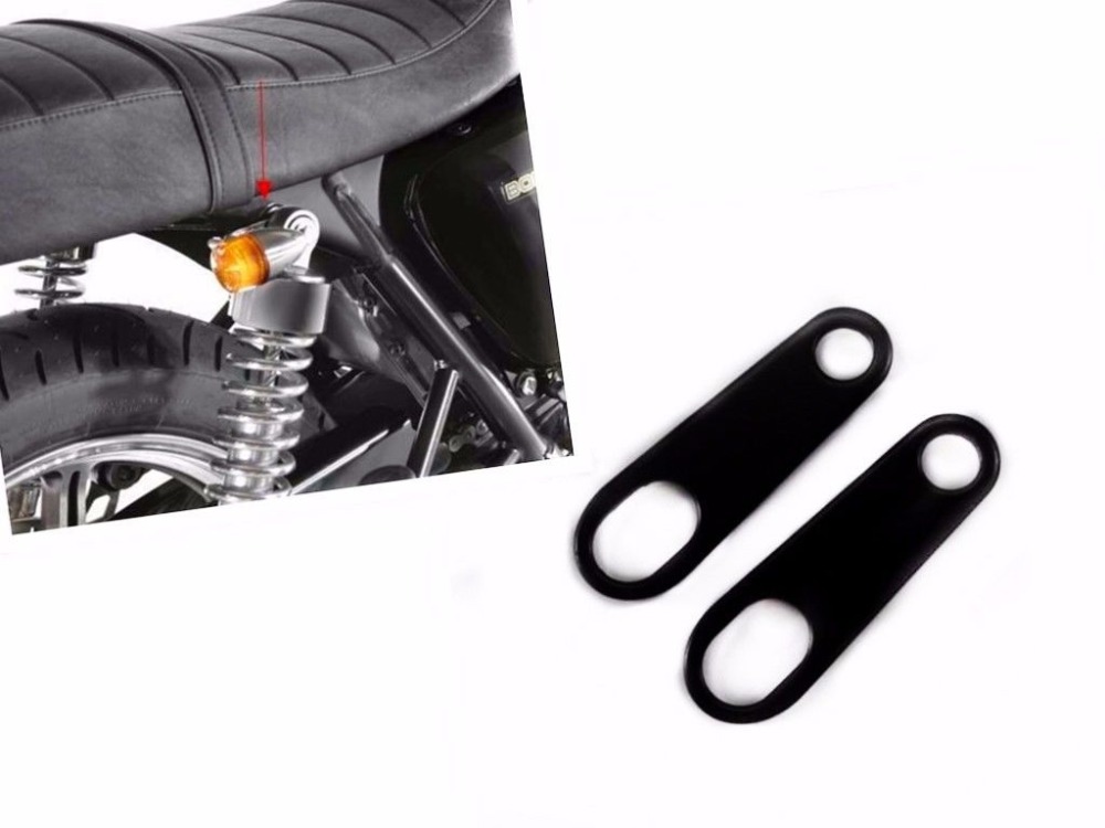 Motorcycle Rear TURN SIGNAL Relocater Holder Shock Bracket For Harley Honda font b Kawasaki b font