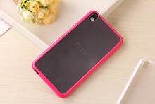 20pcs lot For HTC Desire 816 Mobile Phone Accessories 3D Colorful Candy Transparent Back Case Cover