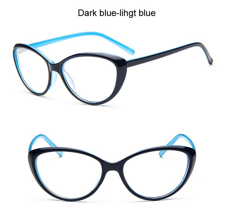 2020 Wholesale New 2016 Fashion Cat Eye Glasses Frames For Women Vintage Brand Designer Optical