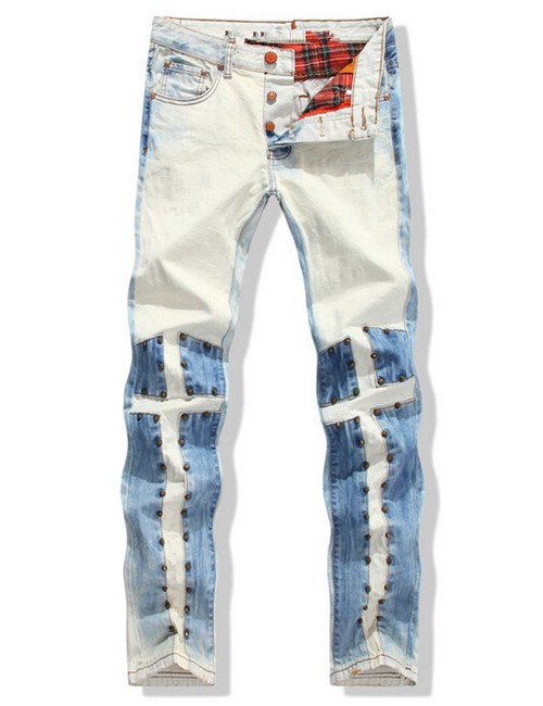 Mens Denim Biker Jeans01