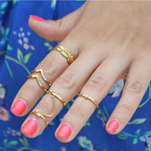 2015 Fashion Rings for Women Anel Anillos Bagues Femme Gold Silver Finger Midi Knuckle Aneis Vintage